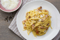 Spaghetti Carbonara (Spaghetti with guanciale and eggs) - Italian ...