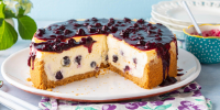 Best Blueberry Cheesecake Recipe - How to Make Blueberry ...