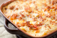 Three-Cheese Lasagna with Italian Sausage Recipe | Epicurious