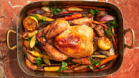 Roast Chicken with Vegetables and Potatoes | Martha Stewart