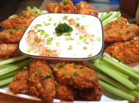 Baked Panko Breaded Hot Wings | Just A Pinch Recipes