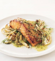 Salmon with Fennel and Pernod Recipe | Bon Appétit