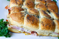 Hawaiian Roll Ham Sliders | Just A Pinch Recipes