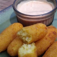Deep Fried Corn Meal Sticks (Sorullitos de Maiz) with Dipping ...