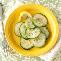 Lemon-Pepper Cucumbers Recipe | EatingWell