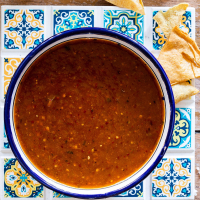 Tomatillo Red Chili Salsa - Maricruz Avalos Kitchen Blog