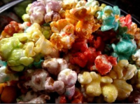Rainbow Popcorn (Fruit Flavored Popcorn treat) | Just A Pinch ...