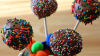 Rainbow-Sprinkled Brownie Pops Recipe - BettyCrocker.com
