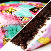 Watercolor Jewel Cake Recipe by Tasty