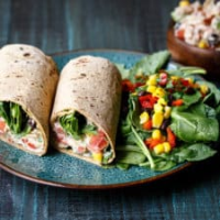 Healthy Southwest Tuna Salad Wraps - Shared Appetite