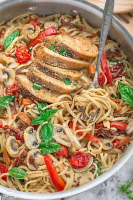 One Pot Tuscan Chicken Pasta - Easy Weeknight Pasta (30 Minute ...