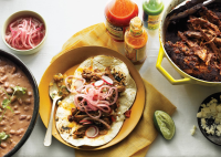 Chile-Braised Pork Shoulder Tacos Recipe | Bon Appétit