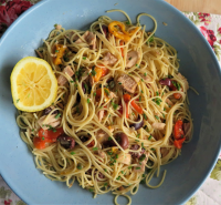 Spaghetti Salad with Tuna (small batch) | The English Kitchen
