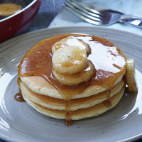 Bananas Foster Pancakes - A Food Lover's Kitchen