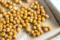 Honey Roasted Chickpeas Recipe with Sea Salt