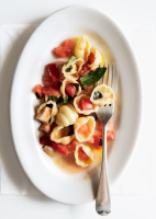 Pasta with Tomatoes and Mozzarella Recipe | Bon Appétit