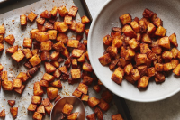 Parmesan Roasted Potatoes + step by step photos