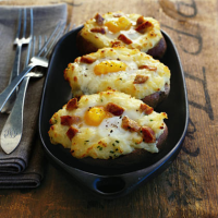 Baked-Potato Eggs Recipe | MyRecipes