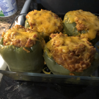 Sausage and Rice Stuffed Peppers Recipe | Allrecipes