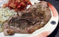 Broiled Pork Blade Steaks With Herb Rub | Just A Pinch Recipes