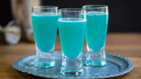 Turquoise Rum, Coconut and Pineapple Shots Recipe - Tablespoon ...