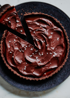 Salted Caramel–Chocolate Tart Recipe | Bon Appétit