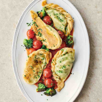 Broccoli & cheese pierogi | Jamie Oliver pie recipes