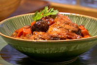 Ale-Simmered Chicken with Dried Plums Recipe | Dave Lieberman ...