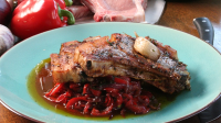 Gordon Ramsay's Pork Chops with Peppers