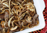 Quick Skillet Steak with Onions and Mushrooms - Skinnytaste