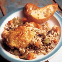 Slow Cooker Mushroom Barley Chicken Recipe | Land O'Lakes