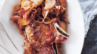 Pork Chops with Apples and Onions Recipe | Martha Stewart