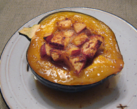 Baked Acorn Squash and Apples Recipe - SmallRecipe.com