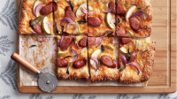 Kielbasa, Apple, and Cheddar Pretzel Tart Recipe | Martha Stewart