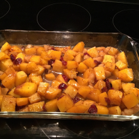 Butternut Squash with Apple and Cranberries | Small Recipe
