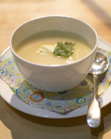 Celery Root and Ginger Gold Apple Soup | Martha Stewart
