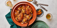 Chicken Tagine With Apricots and Almonds Recipe | Epicurious