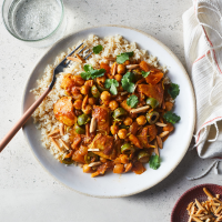 Moroccan Chicken Tagine with Apricots & Olives Recipe | EatingWell