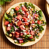Watermelon & Goat Cheese Salad Recipe | EatingWell