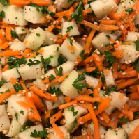 Shredded Apple Carrot Salad Recipe | Small Recipe