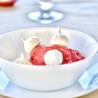 Sorbet fruits rouges-meringues - Magimix Cook Expert