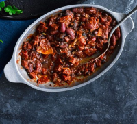 Chorizo & bacon bean stew recipe | BBC Good Food