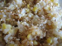 Trio quinoa, lentilles corail, riz thai (pour un plat végétarien complet ...