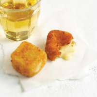 Three Cheese “Fondue Parmesan” (Fried Cheese Squares ...