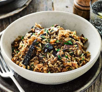 Slow cooker mushroom risotto recipe | BBC Good Food