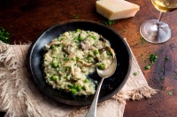 Mushroom Risotto With Peas Recipe - NYT Cooking