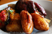 Red Wine Potatoes | Potatoes “Afelia” | Global Table Adventure