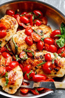 Jamie Oliver's Chicken Thighs/Legs with Sweet Tomato and Basil ...