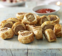 Mini sausage rolls recipe | BBC Good Food