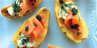 Cumin-Roasted Potatoes with Caviar and Smoked Salmon Recipe ...